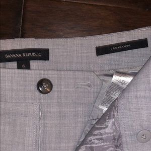 Banana Republic Light grey Logan Crop trousers